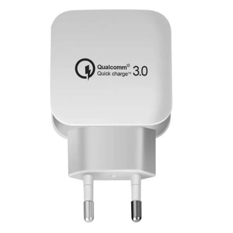 Мрежово зарядно AN-20-3, бързо зареждане, бял, USB, 5VDC, 3,4A