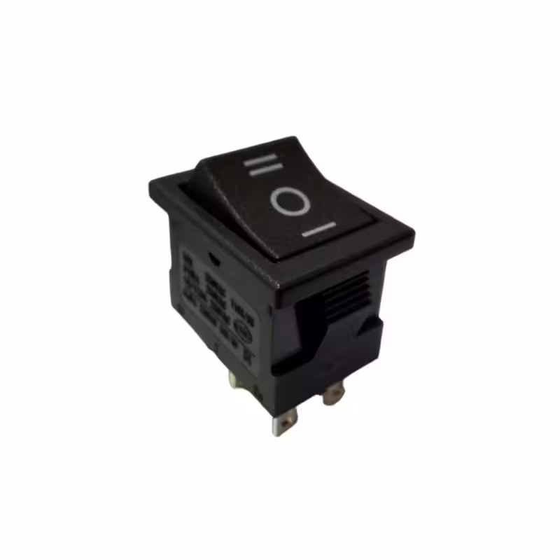 Ключ, 6pin, 3 положения, черен, 250VAC, 6A, 19x13mm