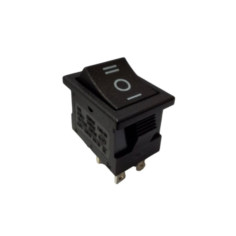 Ключ, 6pin, 3 положения, черен, 250VAC, 6A, 19x13mm