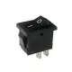 Ключ RS601, 2pin, 2 положения, черен, 250VAC, 10A, 19x13mm