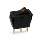 Ключ KCD3, 3pin, 2 положения, светещ, оранжев, 250VAC, 15A, 28x11mm, SPST