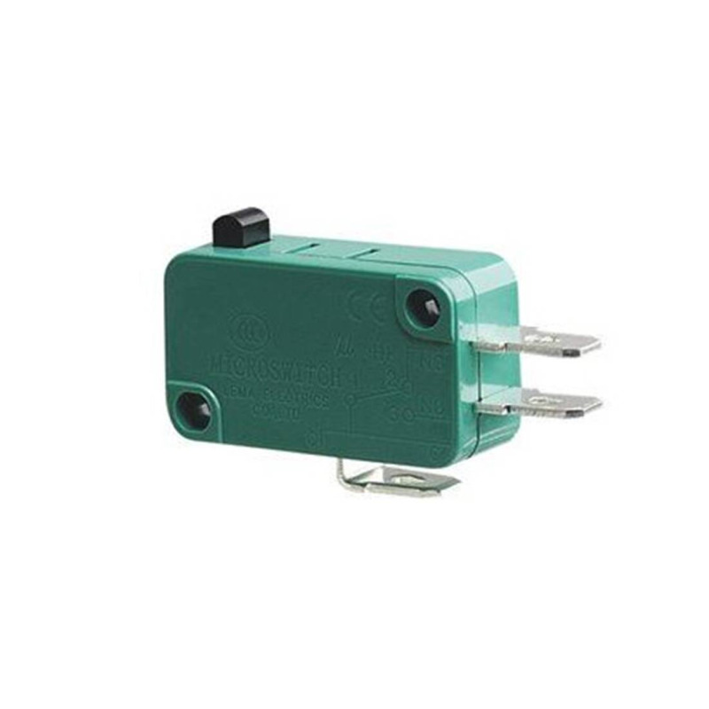 Ключ, незадържащ, НО, зелен, 250VAC, 10A