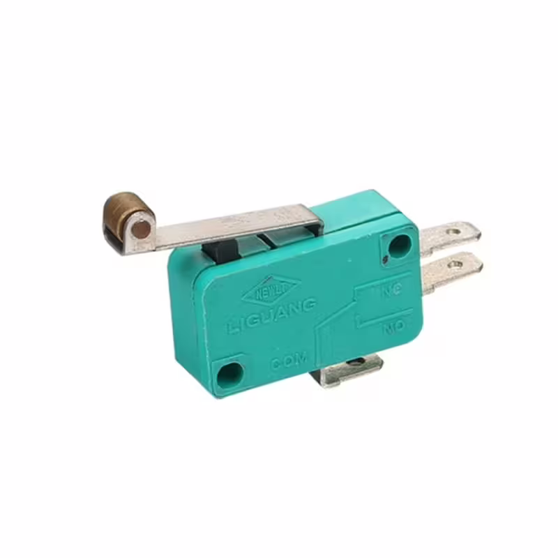 Ключ, незадържащ, НО, рамо 28mm, ролка, 250VAC, 10A