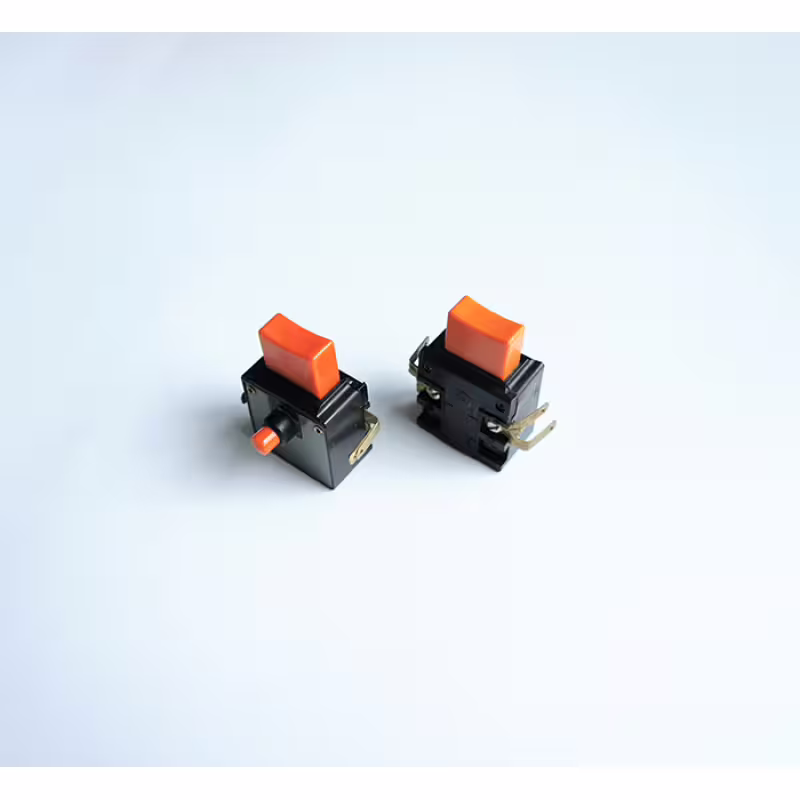 Ключ за дрелка ЕЛПРОМ с 2 бутона оранжев 250V 6A