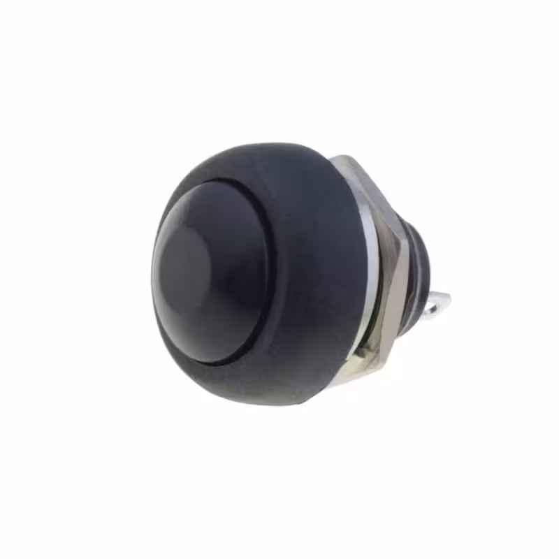 Бутон, незадържащ, НО, 250VAC ,1A, Ф12mm