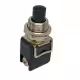 Бутон PBS-13B, незадържащ, НО, черен, 250VAC, 4A, SPST, Ф12mm