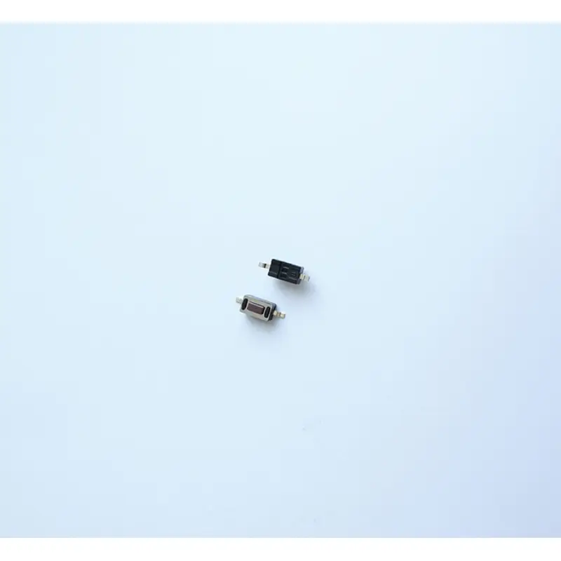 Микро бутон 2pin 6x4x2,5mm незадържащ НО червен H=0,5mm