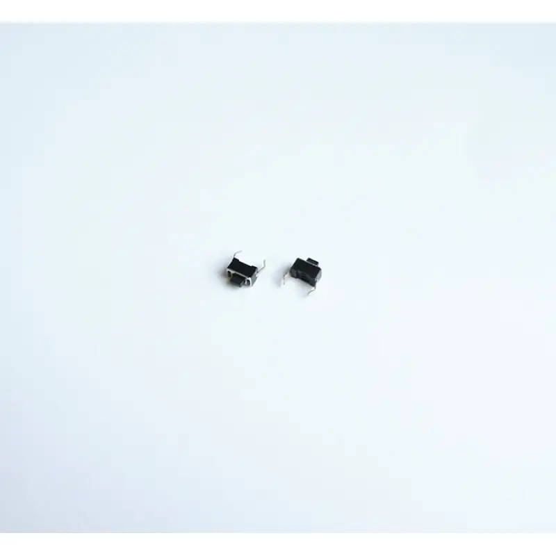 Малък бутон 2pin 6x3,5x5mm PANASONIC незадържащ НО черен 12V 0,05A H=1,5mm