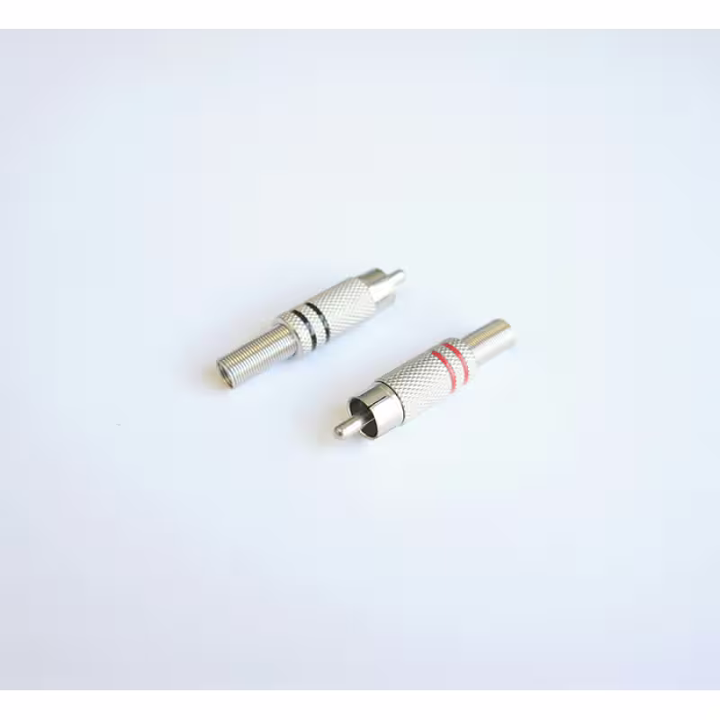 Букса за кабел метална RCA(м)