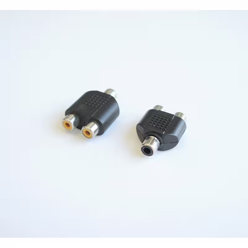 Букса преходна RCA(ж)/2xRCA(ж)