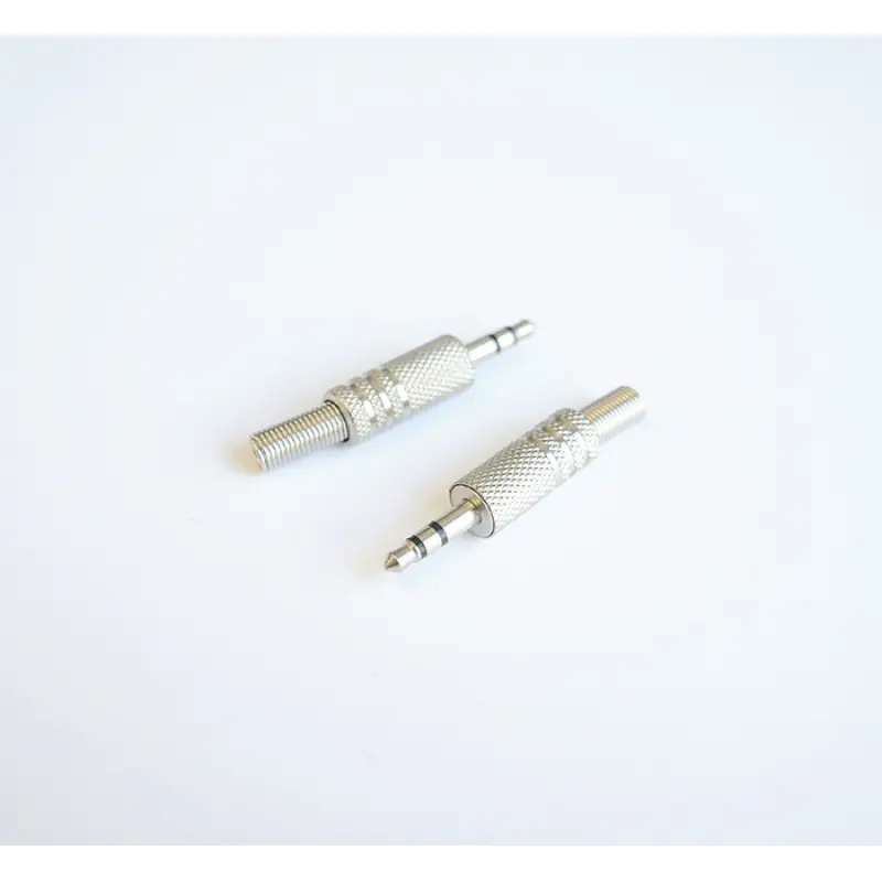 Букса за кабел метална STEREO 3,5mm JACK(м)