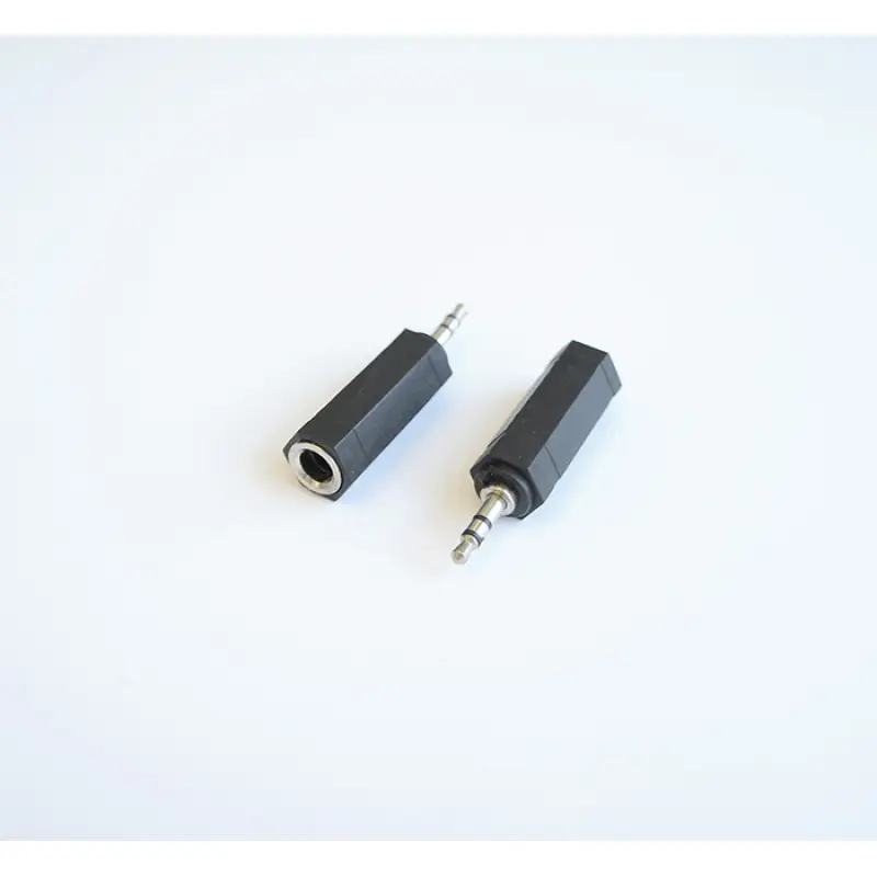 Букса преходна STEREO 3,5mm JACK(м)/6,3mm JACK(ж)
