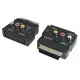 Букса преходна, превключвател, SCART(м), SCART(ж), 3xRCA(ж), SVHS 5pin(ж)