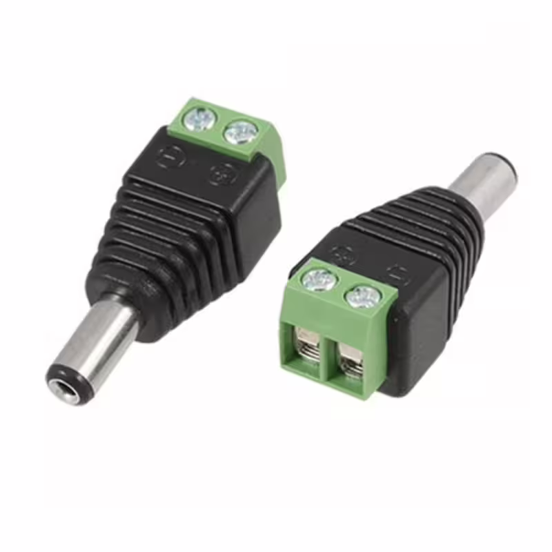 Букса захранваща, за кабел, с болт, 5,5x2,1mm(м)