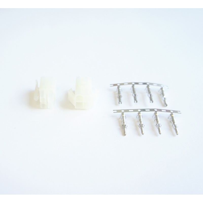 Букса комплект найлонова 11A/300V 4-ка(м+ж)