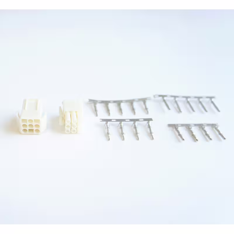 Букса комплект найлонова 6A/300V 9-ка(м+ж)