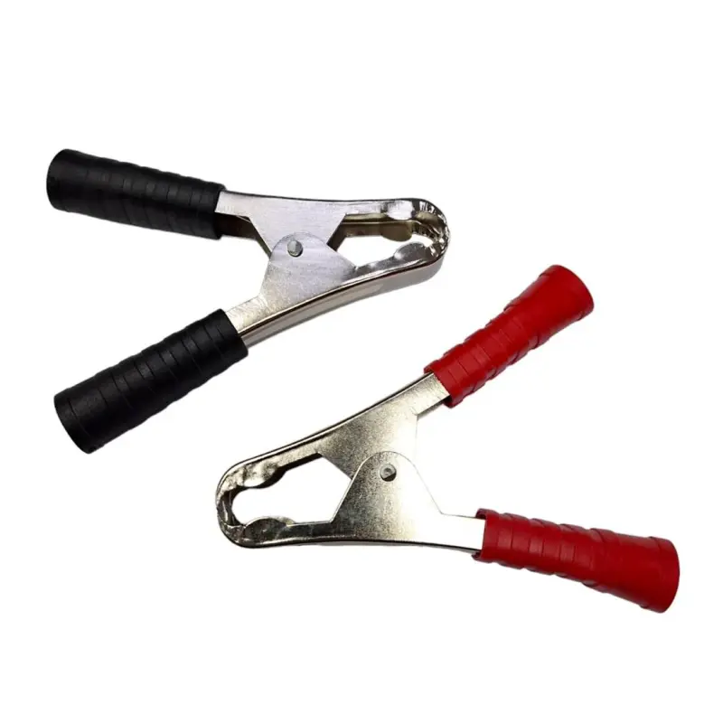 Щипка крокодил, за акумулатор, черен,червен, 110mm, 100A