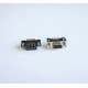Букса ъглова за платков монтаж RS232 9pin(ж)