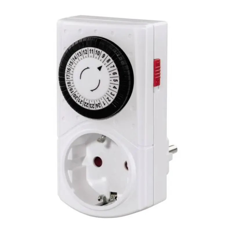 Малък мрежови механичен таймер, реле за време, 220V, 16A