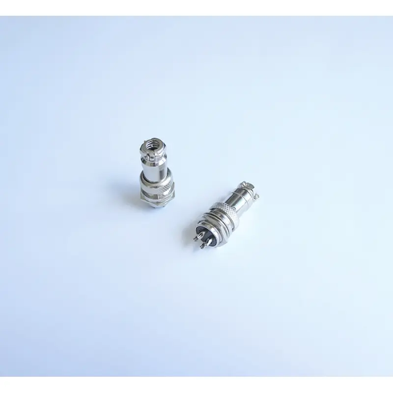 Букса GX16-6, комплект, метална, 6-ца, м+ж, 48VDC, 240VAC, M16x47mm