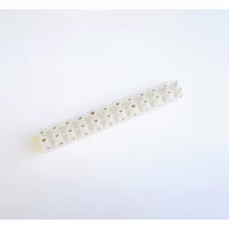 Лустер клема 6A 380V прозрачна 12pin 4mm2