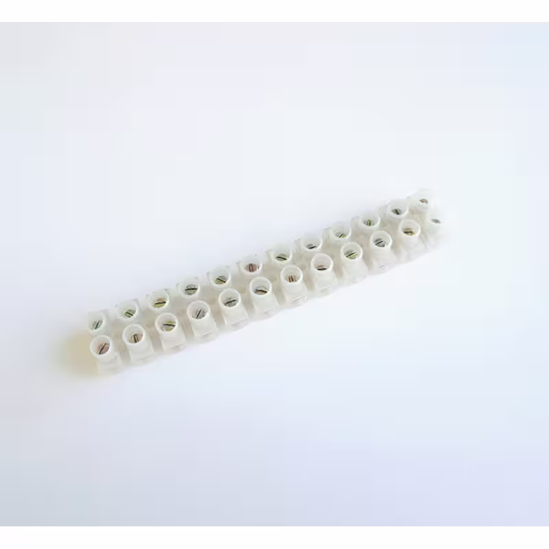 Лустер клема 6A 380V прозрачна 12pin 6mm2