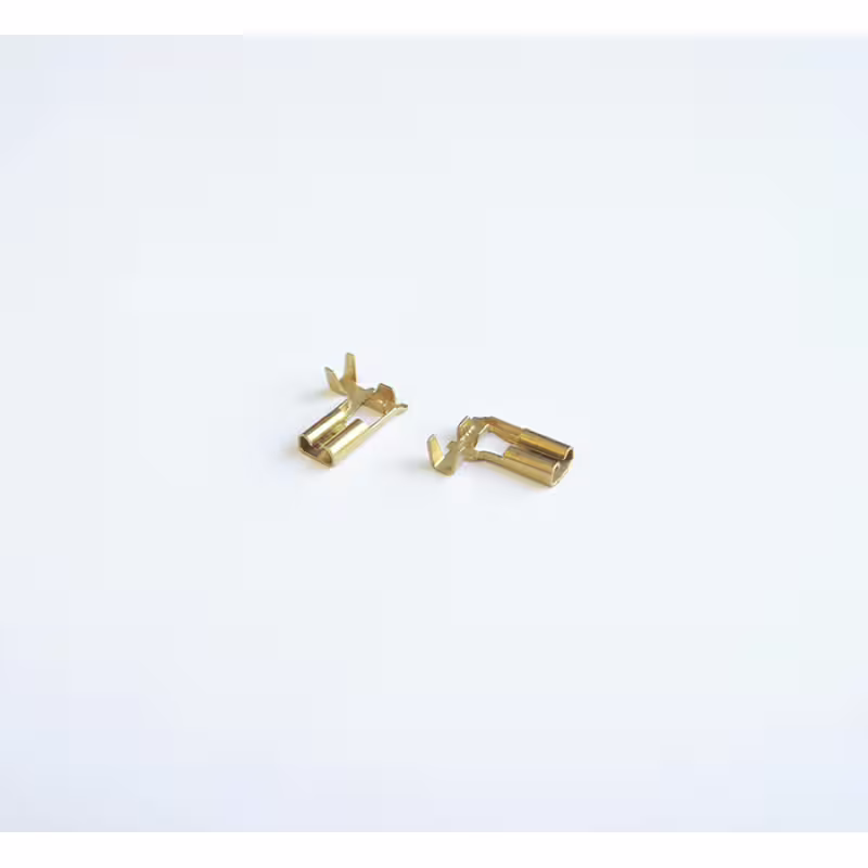 Кабелна обувка ъглова женска метална 4,8mm/1,5mm2