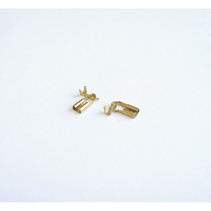 Кабелна обувка ъглова женска метална 4,8mm/1,5mm2