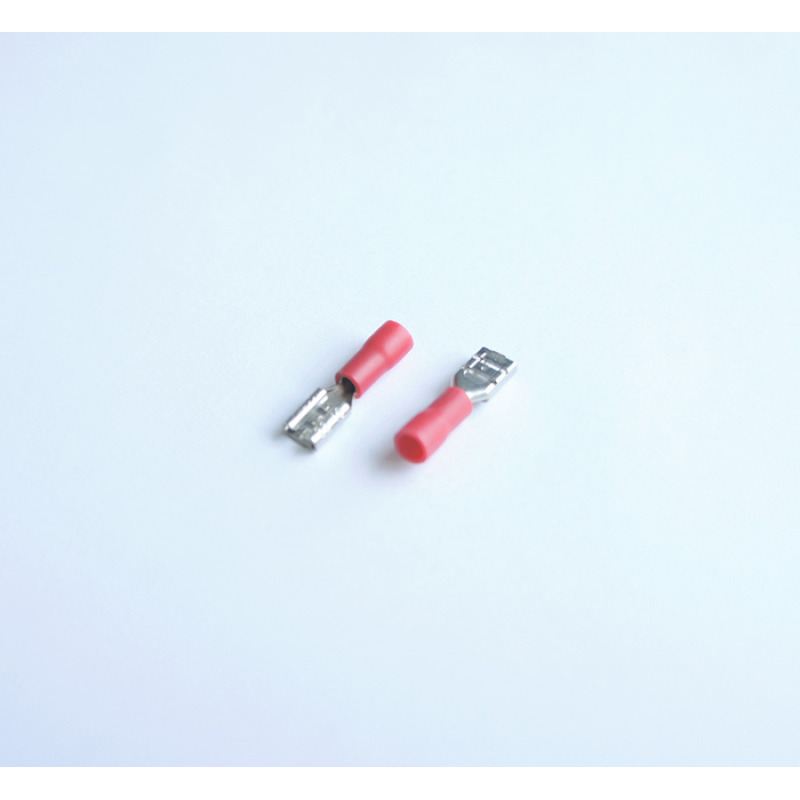 Кабелна обувка женска с изолация червена 4,8mm/1,5mm2