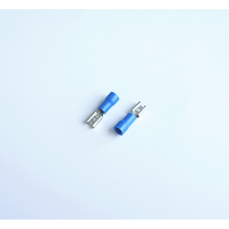 Кабелна обувка женска с изолация синя 4,8mm/2,5mm2