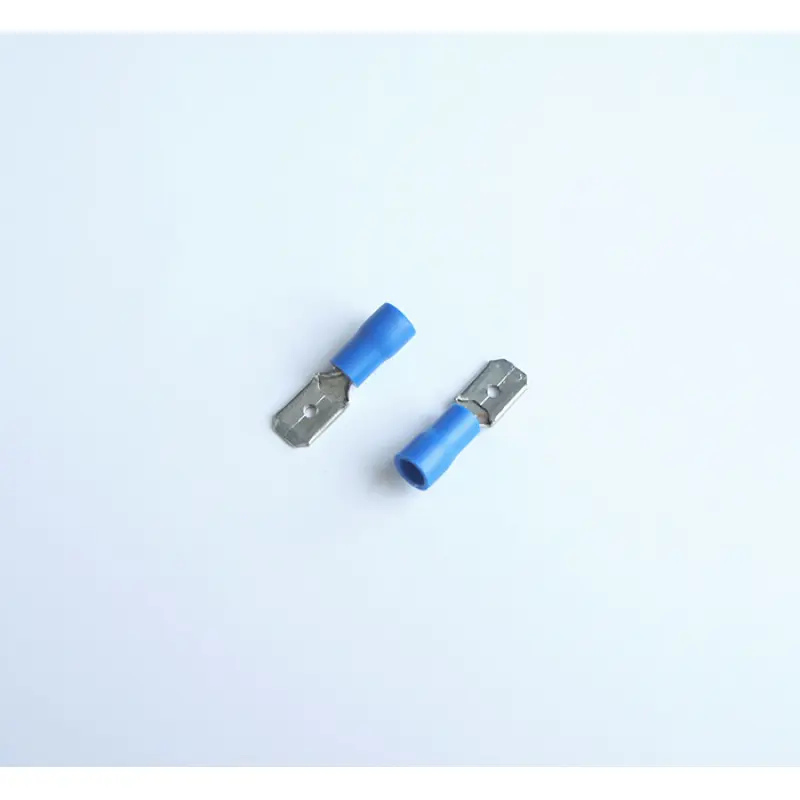 Кабелна обувка мъжка с изолация синя 6,3mm/2,5mm2