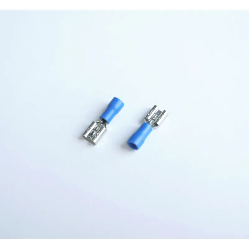 Кабелна обувка женска с изолация синя 6,3mm/2,5mm2