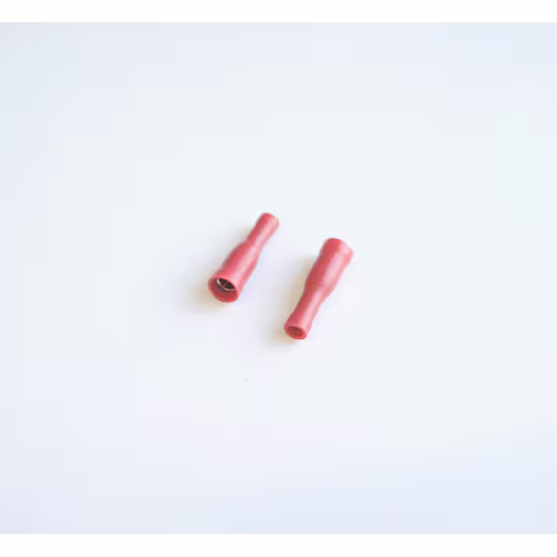 Кабелен конус женски с изолация червен Ф4mm/1,5mm2