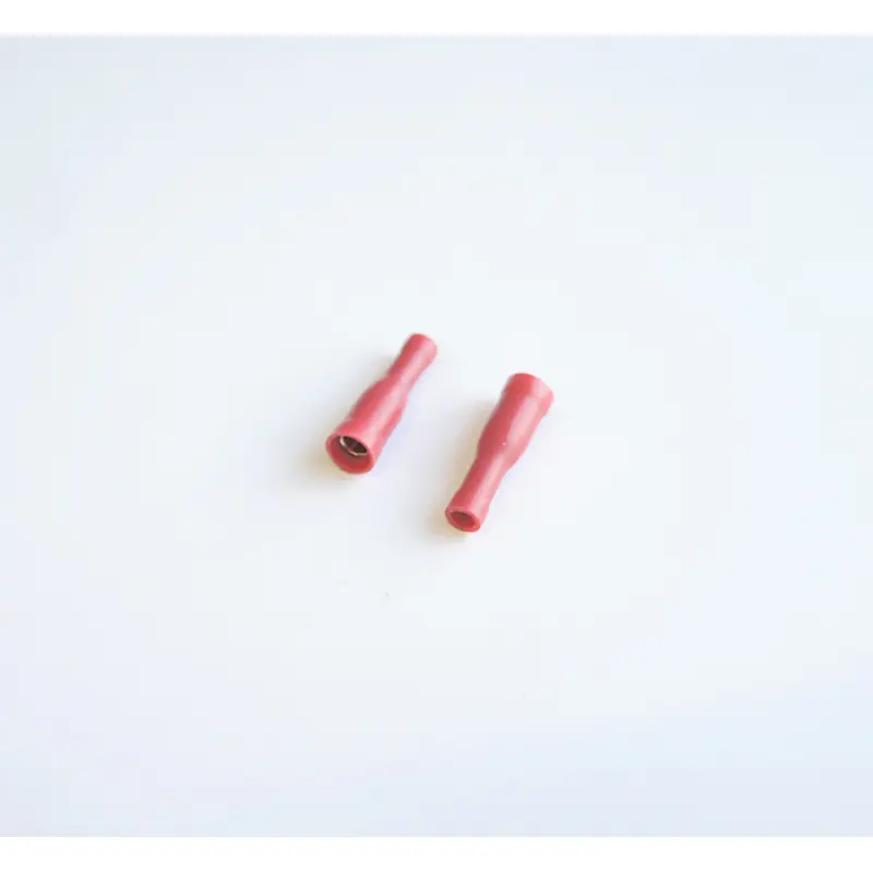 Кабелен конус женски с изолация червен Ф4mm/1,5mm2