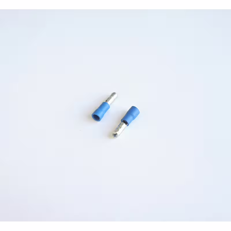 Кабелен конус мъжки с изолация син Ф4mm/2,5mm2