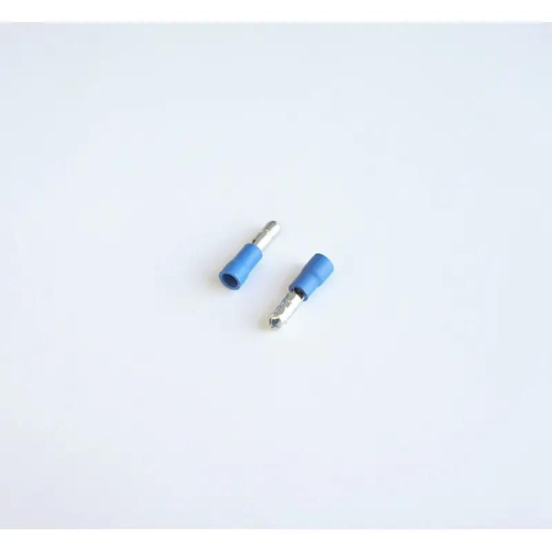 Кабелен конус мъжки с изолация син Ф4mm/2,5mm2