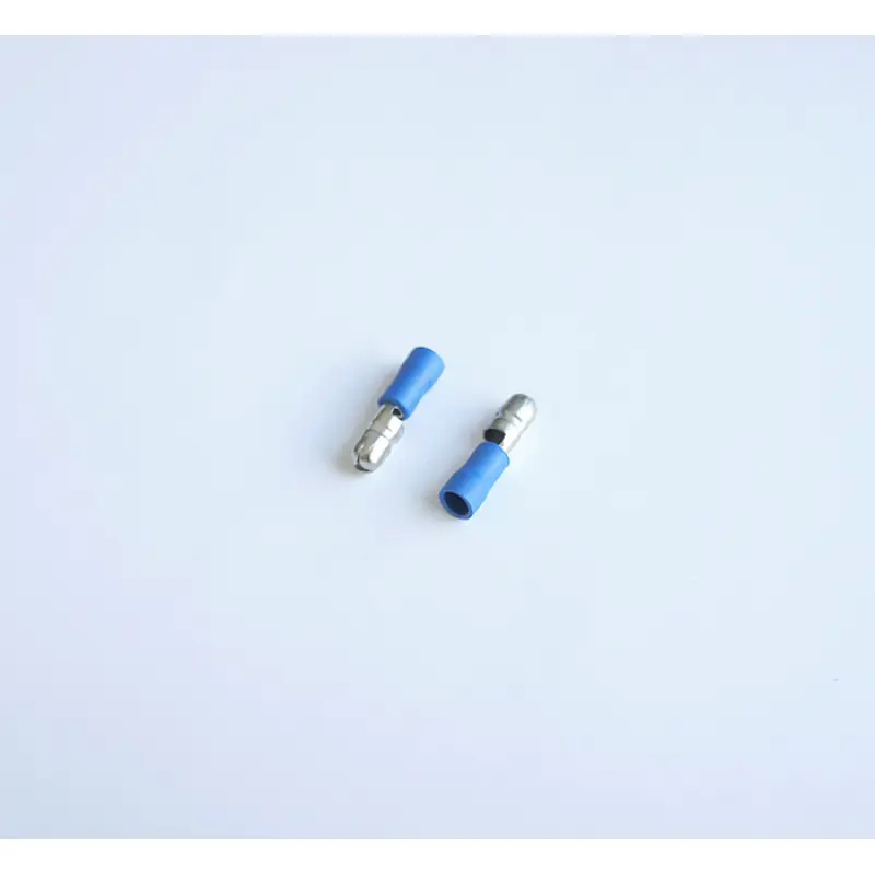 Кабелен конус мъжки с изолация син Ф5mm/2,5mm2