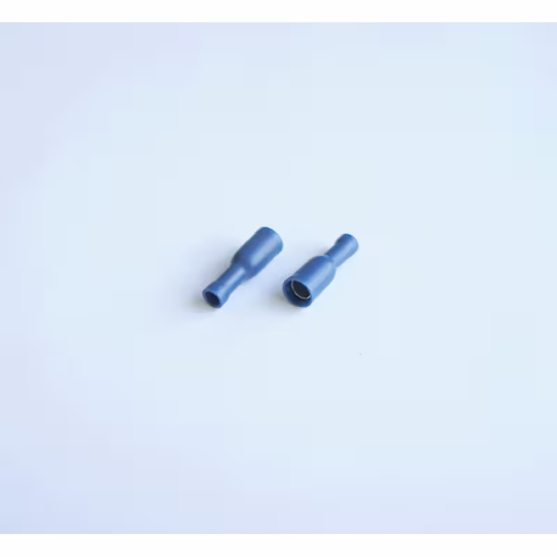 Кабелен конус женски с изолация син Ф5mm/2,5mm2