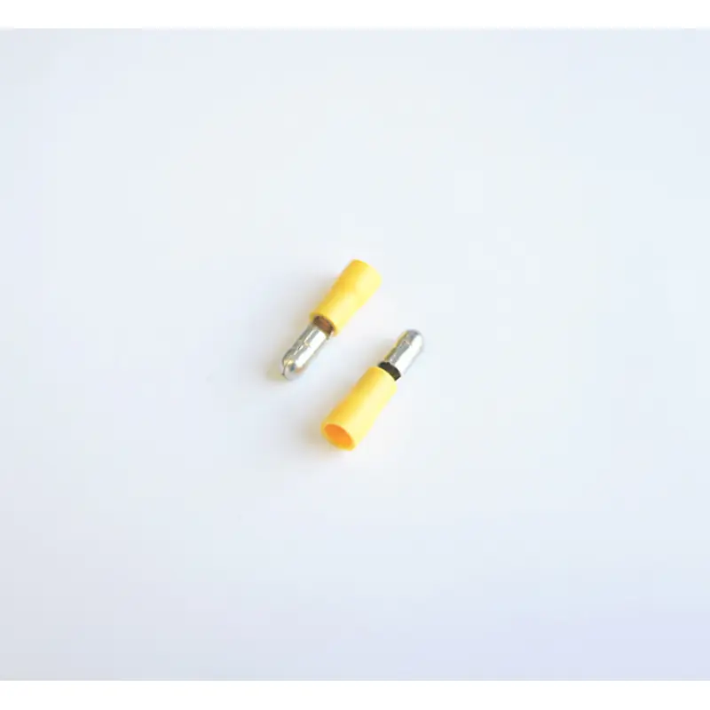 Кабелен конус мъжки с изолация жълт Ф5mm/4mm2