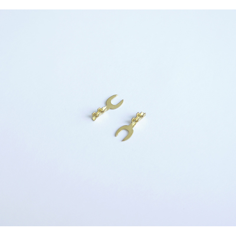 Кабелно ухо тип вилка метално 3mm/1,5mm2