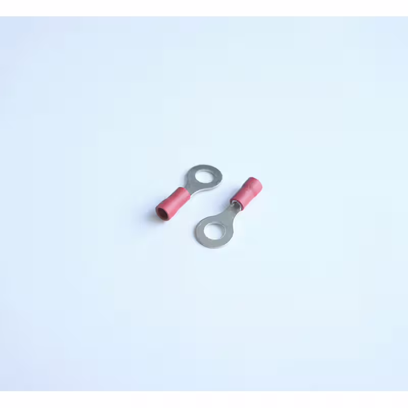 Кабелно ухо с изолация червено Ф6mm/1,5mm2