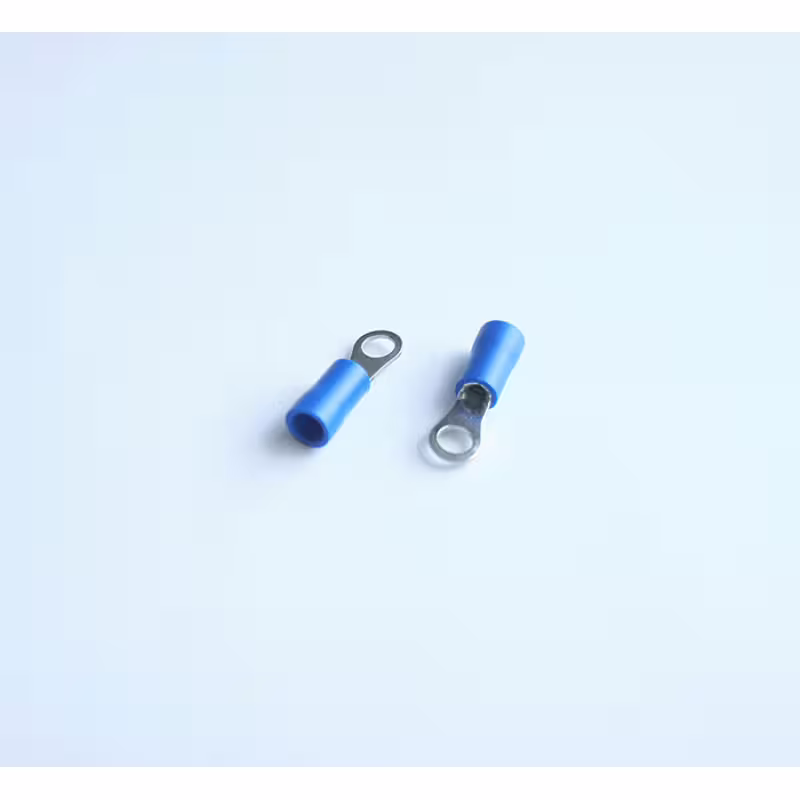 Кабелно ухо с изолация синьо Ф4mm/2,5mm2