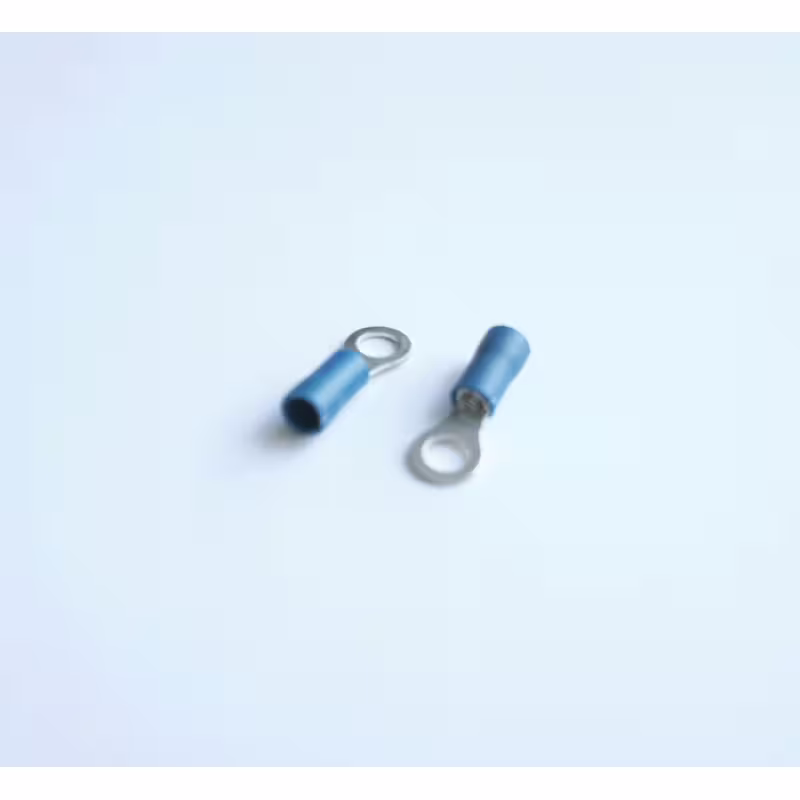 Кабелно ухо с изолация синьо Ф5mm/2,5mm2