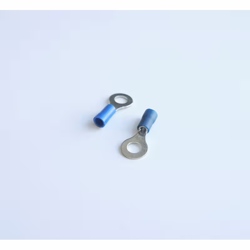 Кабелно ухо с изолация синьо Ф6mm/2,5mm2