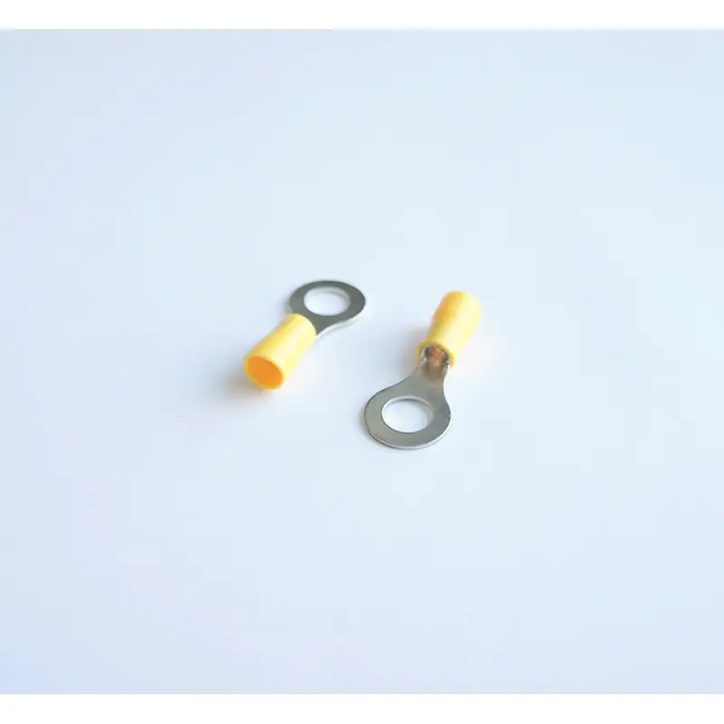 Кабелно ухо с изолация жълто Ф8mm/4mm2