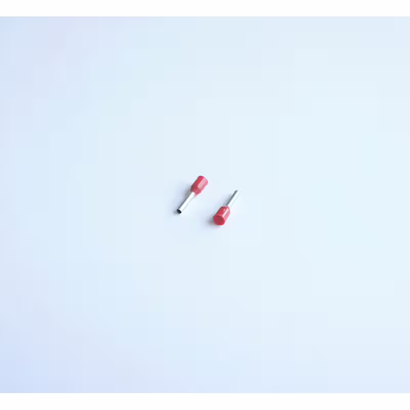 Кабелна втулка (кламфа) с изолация червена 1mm2