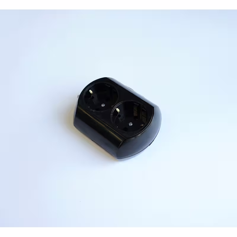 Българска разклонителна кутия, затворена, 2-ка, без кабел, 220V, 16A