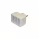 Разклонител за контакт, 3-ка, без кабел, бял, 220VAC, 2,5A, 550W