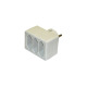 Разклонител за контакт, 3-ка, без кабел, бял, 220VAC, 2,5A, 550W