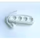 Разклонител за контакт 4-ка бял 1,5m 220V 16A